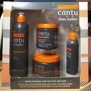 Cantu Men Shea Butter Face and Hair Gift Set